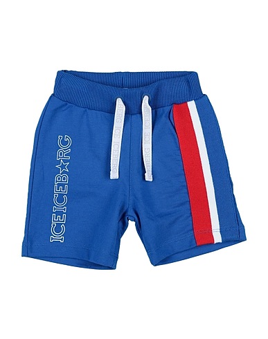 ICE ICEBERG Shorts & Bermuda Blue 100% Cotton