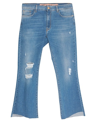 MANILA GRACE Bootcut Jeans Blue 98% Cotton, 2% Elastane