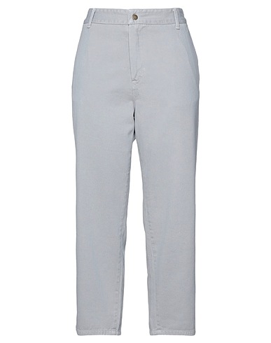 MERCI ITALIA Casual trouser Grey 100% Cotton