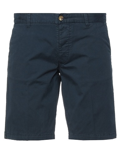 BLAUER. Shorts & Bermuda Midnight blue 97% Cotton, 3% Elastane