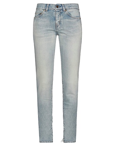 SAINT LAURENT Denim pants Blue 97% Cotton, 3% Elastane