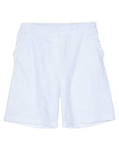 GIO.TTA Shorts & Bermuda White 100% Cotton