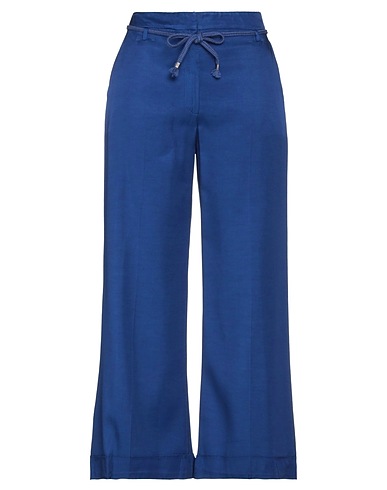 TRUE ROYAL Casual pants Bright blue 100% Viscose