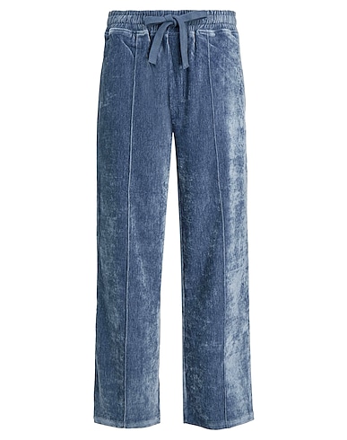 8 by YOOX Pantalone CHENILLE LOOSE-FIT TROUSERS
 Avio 80% Cotone, 18% Poliestere, 2% Elastan