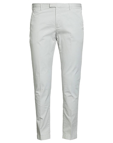 PT Torino Casual trouser Light grey 98% Cotton, 2% Elastane