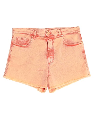 PT Torino Denim shorts Orange 92% Cotton, 6% Elastomultiester, 2% Elastane