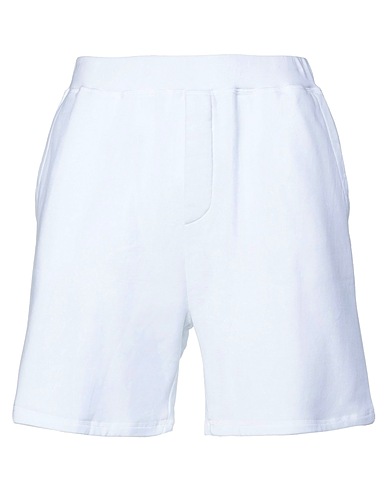 DSQUARED2 Shorts & Bermuda ICON White 100% Cotton, Elastane
