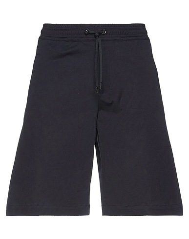 NEIL BARRETT Shorts & Bermuda Midnight blue 98% Cotton, 2% Elastane
