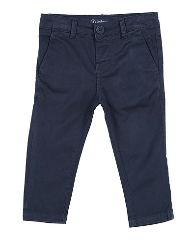 JECKERSON Casual trouser Midnight blue 98% Cotton, 2% Elastane