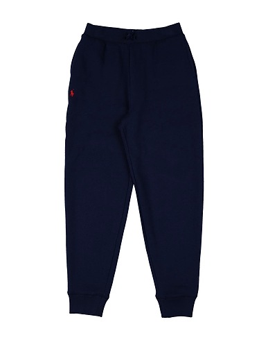 POLO RALPH LAUREN Casual trouser Midnight blue 60% Cotton, 40% Polyester