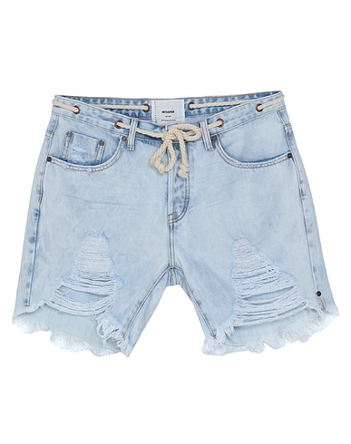 ONE TEASPOON Denim shorts Blue 80% Cotton, 20% Recycled cotton