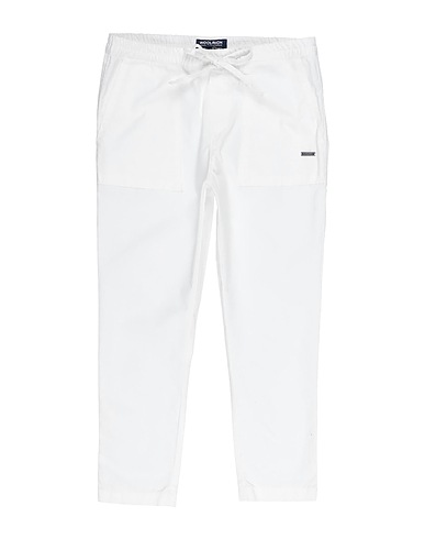 WOOLRICH Pantalone Bianco 100% Cotone