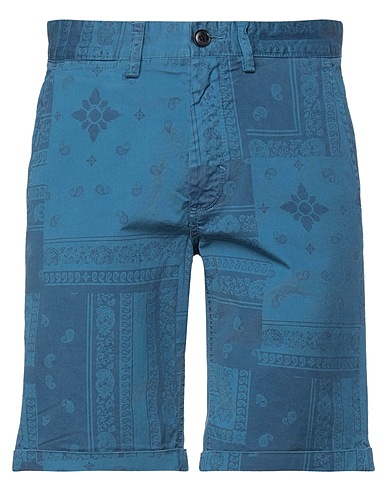 SUN 68 Shorts et Bermudas Bleu-gris 97% Coton, 3% Élasthanne