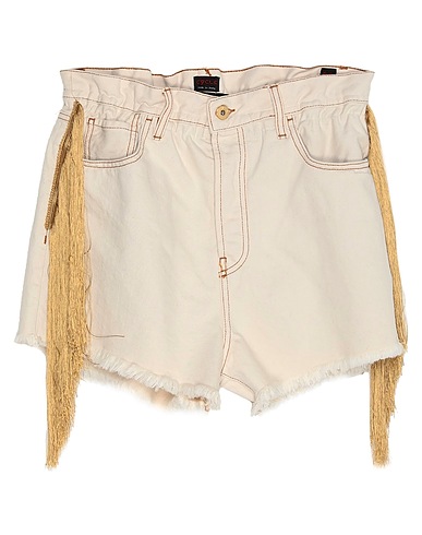 CYCLE Shorts jeans Avorio 100% Cotone