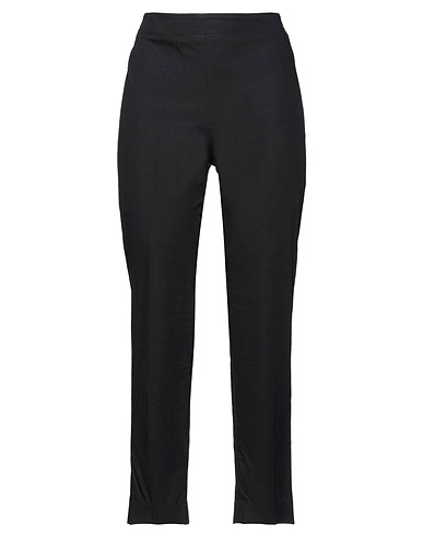 ALYSI Casual trouser Black 79% Cotton, 17% Polyamide, 4% Elastane