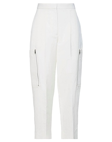 STELLA McCARTNEY Casual pants White 40% Polyamide, 36% Cotton, 24% Linen