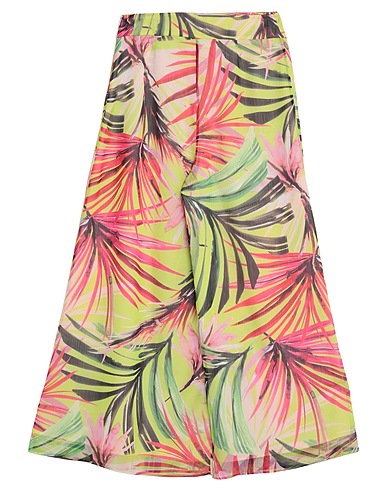 GUESS Casual trouser Lime green 100% Polyester