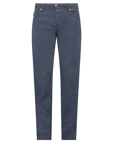 TRAMAROSSA Casual pants Navy 97% Cotton, 3% Elastane