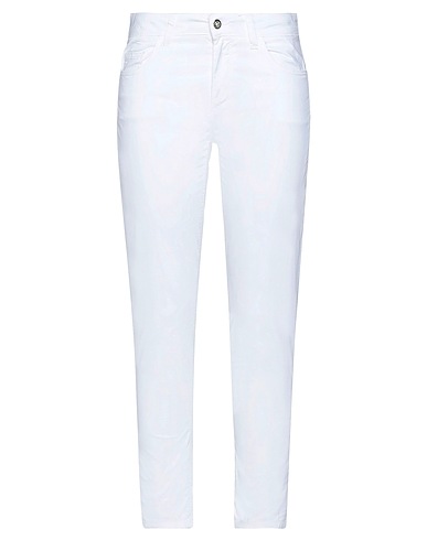 LIU •JO Casual pants White 97% Cotton, 3% Elastane