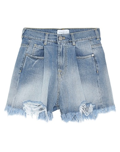 GAëLLE Paris Denim shorts Blue 100% Cotton