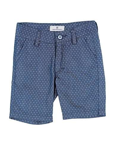 CARLO PIGNATELLI Shorts & Bermuda Slate blue 100% Cotton