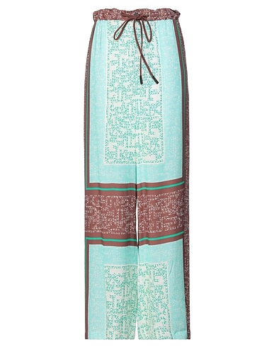 ALYSI Pantalone Verde 100% Viscosa