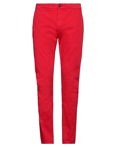 DEPARTMENT 5 Casual trouser Red 97% Cotton, 3% Elastane
