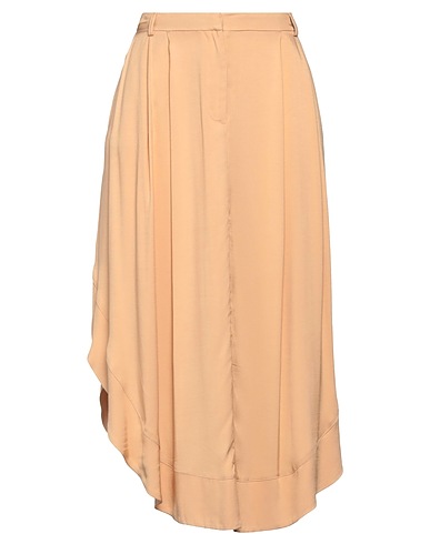 MANILA GRACE Midi skirt Beige 100% Viscose