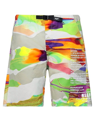MSGM Shorts & Bermuda Taupe 100% Cotton