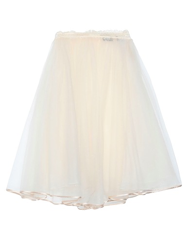 ELISABETTA FRANCHI Midi skirt Ivory 100% Polyamide