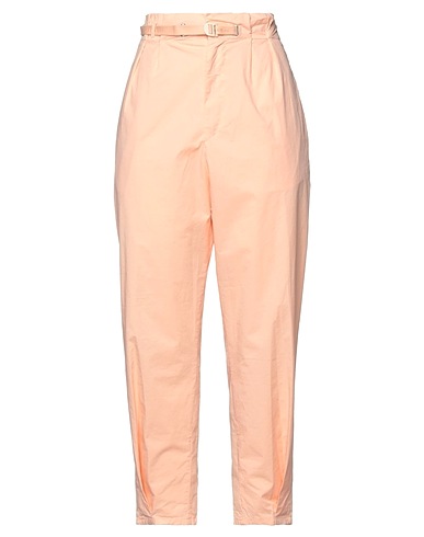WHITE SAND Casual pants Salmon pink 97% Cotton, 3% Elastane