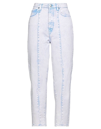 VICOLO Denim trousers Light pink 100% Cotton