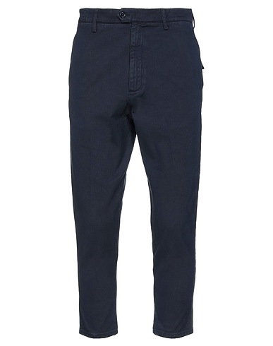 DON THE FULLER Casual trouser Midnight blue 98% Cotton, 2% Elastane