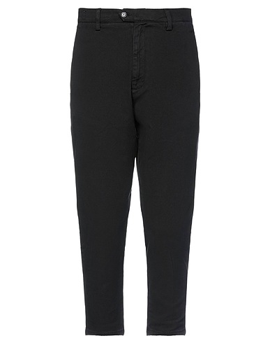 DON THE FULLER Casual trouser Black 98% Cotton, 2% Elastane