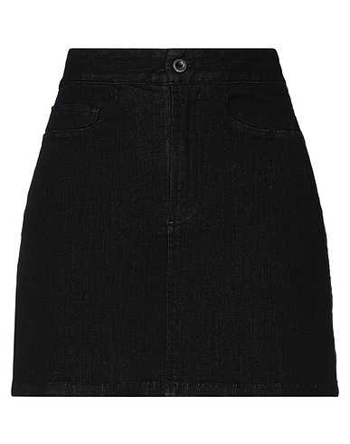 SUN 68 Denim skirt Black 98% Cotton, 2% Elastane
