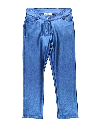 TWINSET Casual trouser Blue 96% Cotton, 4% Elastane