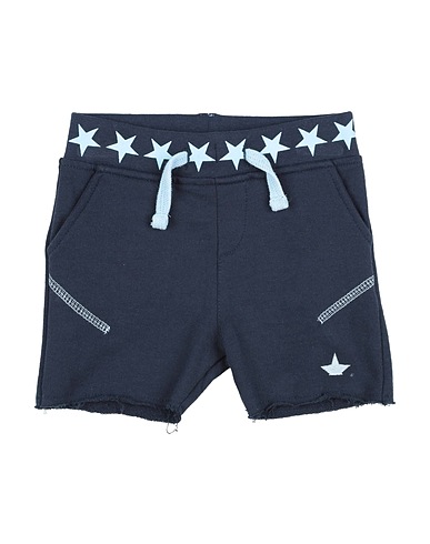 MACCHIA J Shorts & Bermuda Midnight blue 100% Cotton