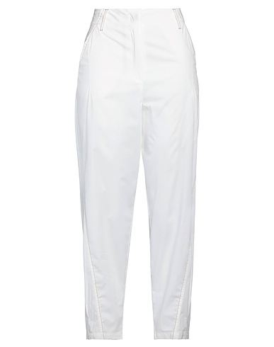 BEATRICE .B Casual trouser White 96% Cotton, 4% Elastane