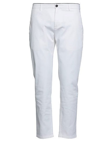 DEPARTMENT 5 Casual pants White 97% Cotton, 3% Elastane