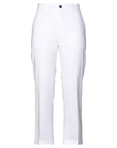 DEPARTMENT 5 Pantalone Bianco 97% Cotone, 3% Elastan