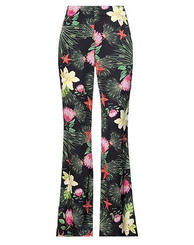 MARIUCCIA Casual pants Black 97% Polyester, 3% Elastane