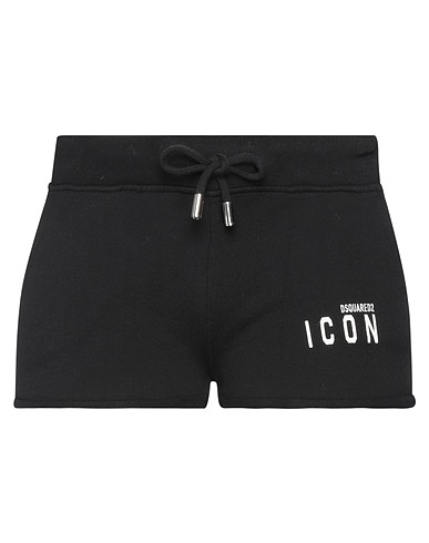 DSQUARED2 Shorts & Bermuda Black 100% Cotton, Elastane