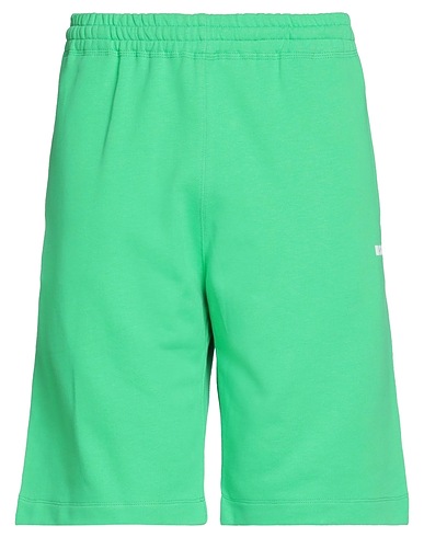 MSGM Shorts & Bermuda Green 100% Cotton