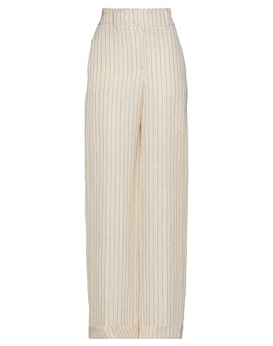 PESERICO Casual trouser Beige 59% Linen, 41% Viscose