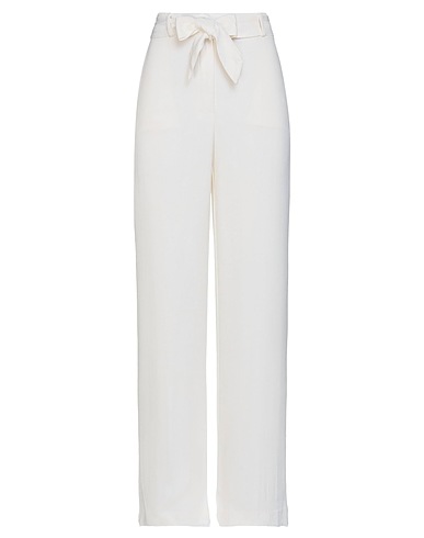 CRISTINAEFFE Casual pants White 97% Viscose, 3% Elastane