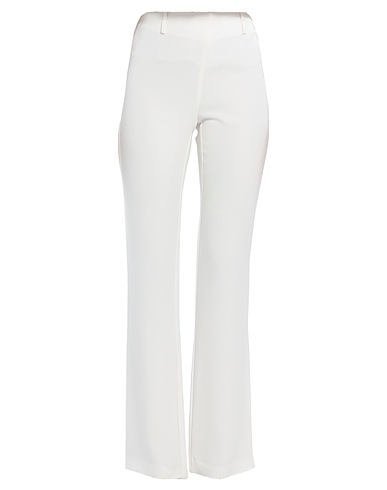 CRISTINAEFFE Casual pants White 97% Viscose, 3% Elastane