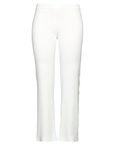 CLIPS Pantalone Bianco 70% Viscosa, 26% Acetato, 4% Elastan