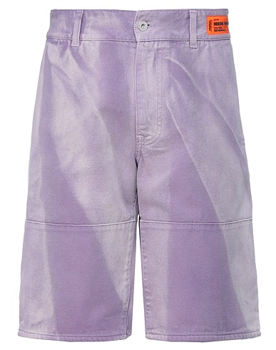 HERON PRESTON Shorts & Bermuda Light purple 100% Cotton