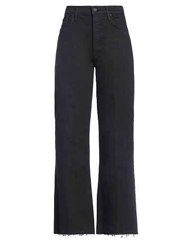 MOTHER Denim trousers Black 98% Cotton, 2% Elastane