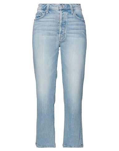 MOTHER Denim trousers Blue 98% Cotton, 2% Elastane
